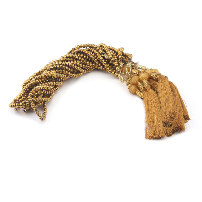 99'Luk 6 Mm Kristal Vavlı Tesbih (10 Adet)