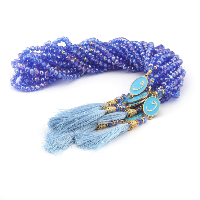 99'Luk 8 Mm Mineli Kristal Tesbih (10 Adet)