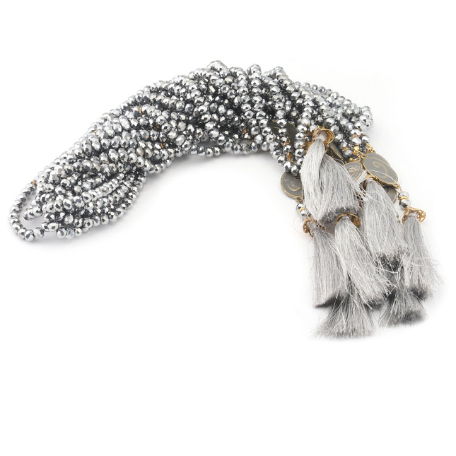 99'Luk 8 Mm Mineli Kristal Tesbih (10 Adet)