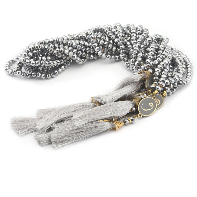 99'Luk 8 Mm Mineli Kristal Tesbih (10 Adet)