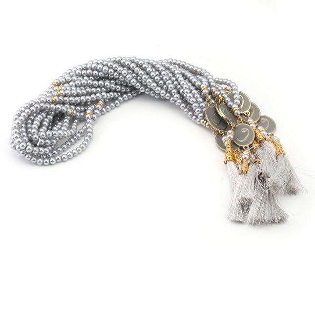 99'Luk 6 Mm Mineli İnci Tesbih (10 Adet)