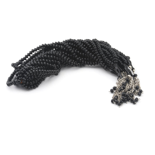 99'Luk 7 Mm Sedefli Yassı İnci Tesbih (10 Adet)