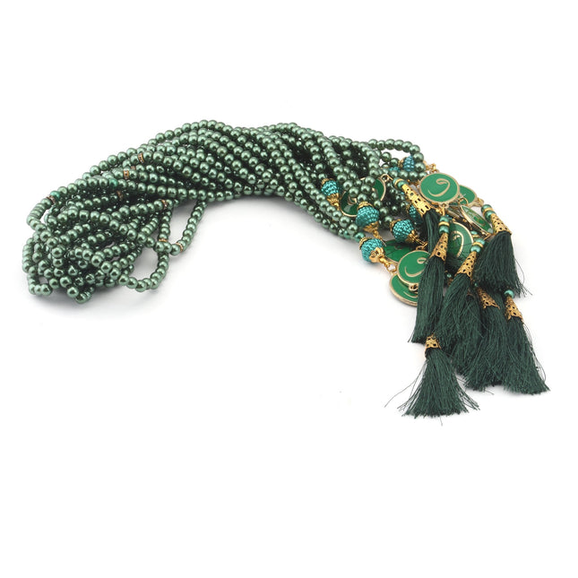 99'Luk 6 Mm Mineli İnci Tesbih (10 Adet)