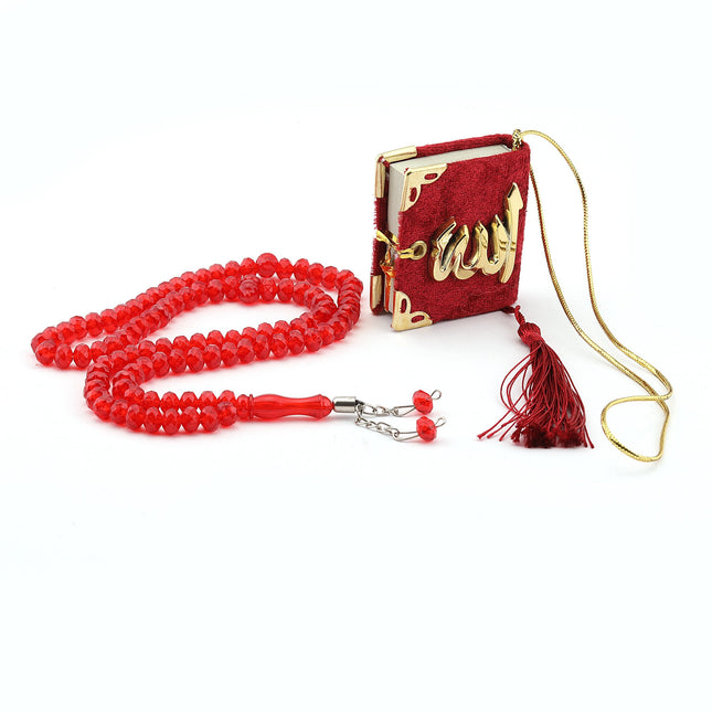 Hediyelik Mini Kuran-ı Kerim Tesbih Seti