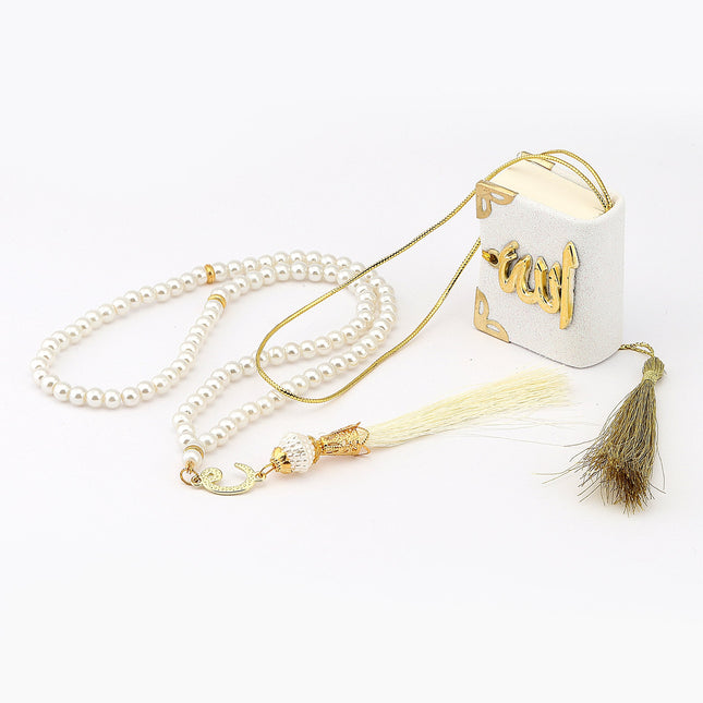 Hediyelik Mini Kuran-ı Kerim Tesbih Seti