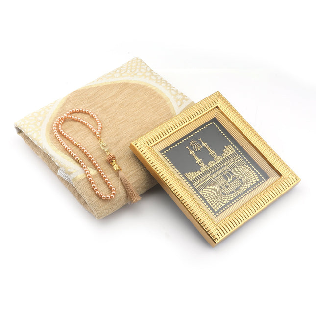 Hediyelik Seccade Tesbih Pano Seti