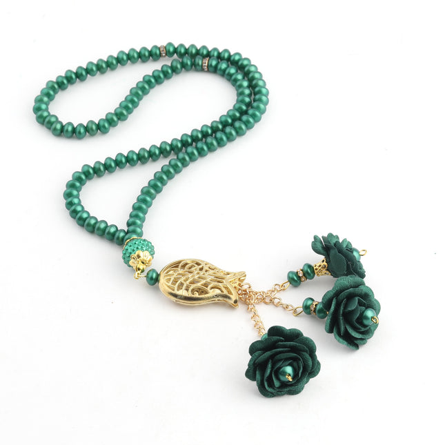 Black Rose Serisi Seccade Kuran-ı Kerim Esans Tesbih Seti No:1