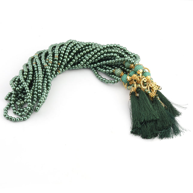 99'Luk 6 Mm Vavlı İnci Tesbih (10 Adet)