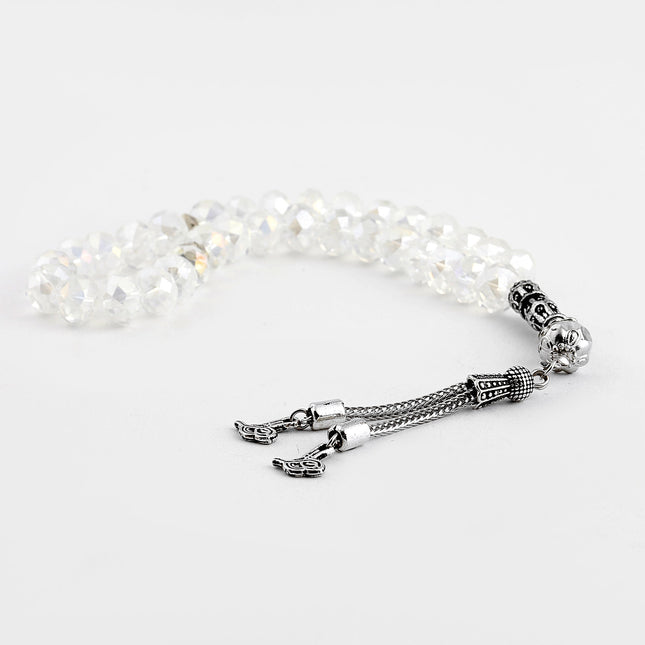 33'Lük 8 Mm Kristal Tesbih (10 Adet)