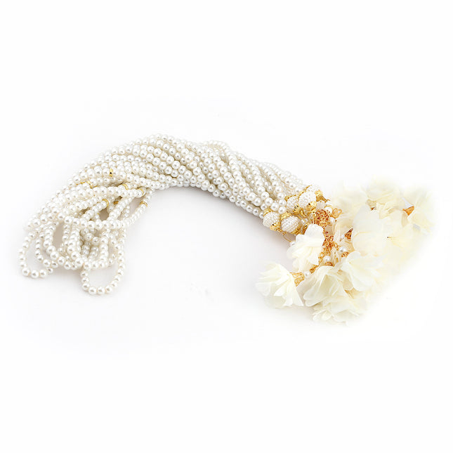 99'Luk 6 Mm İki Tül Güllü İnci Tesbih (10 Adet)