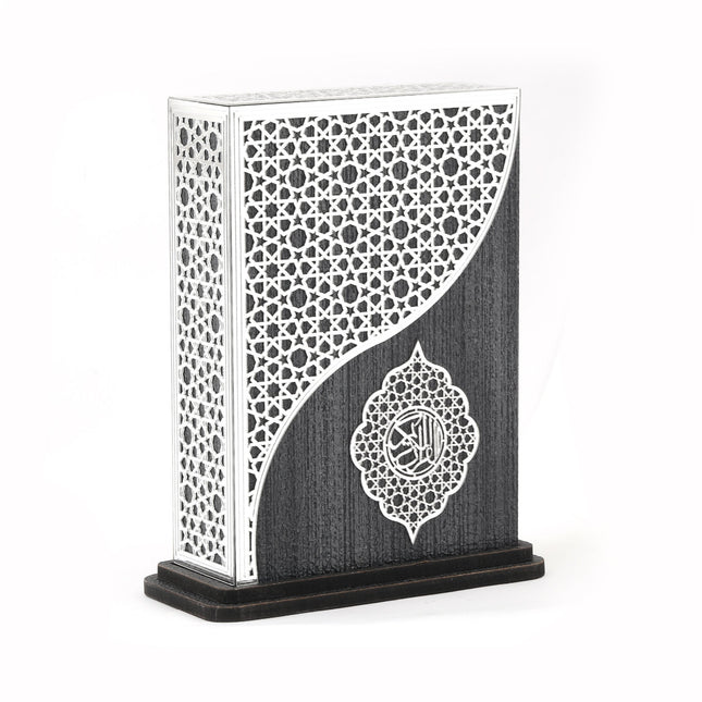 16x19 Cm Pleksili Kurtuba Dikey Çanta Boy Kuran-ı Kerim Kutusu