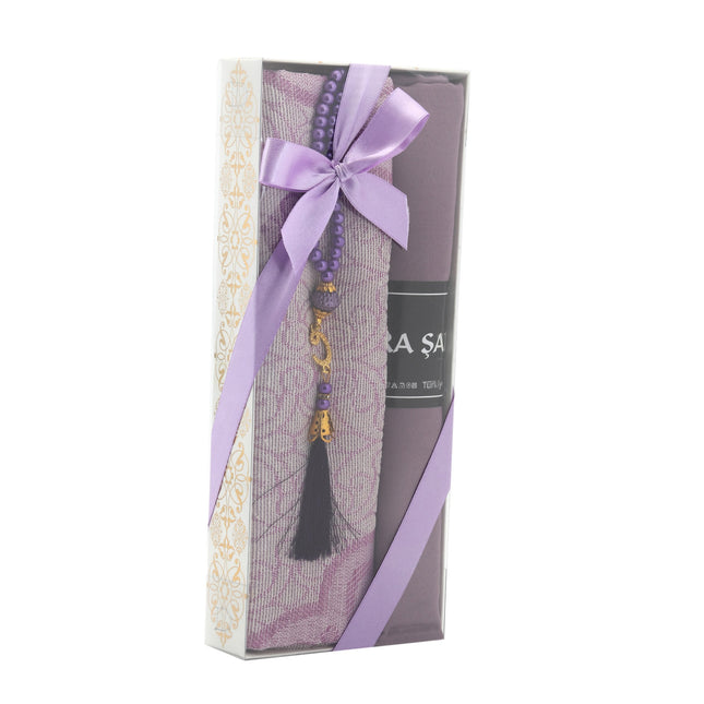 Hediyelik Seccade Şal Tesbih Seti 72'Li