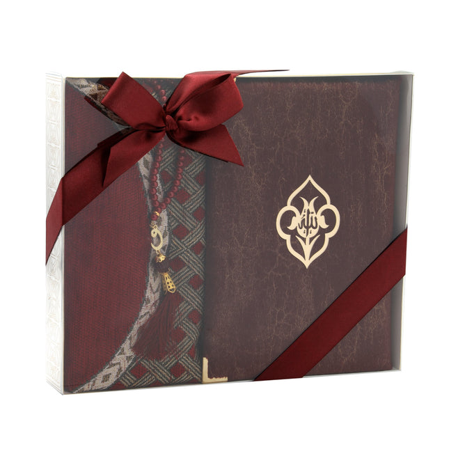 Hediyelik Seccade Kuran-ı Kerim Tesbih Seti 12'Li