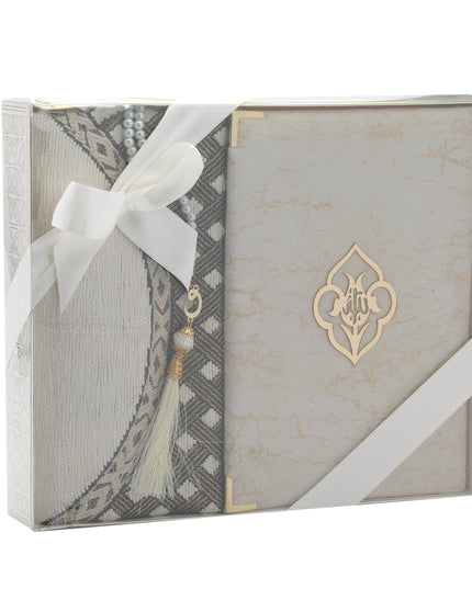 Hediyelik Seccade Kuran-ı Kerim Tesbih Seti