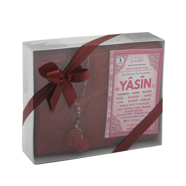 Hediyelik Seccade Tesbih Yasin Seti