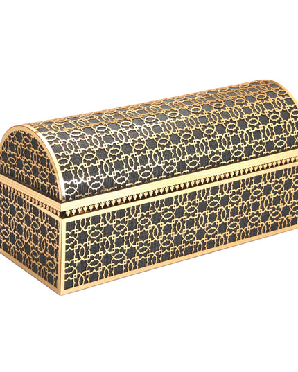 38x15x18 Cm Hediyelik Seccade Kuran-ı Kerim Tesbih Sandık Set