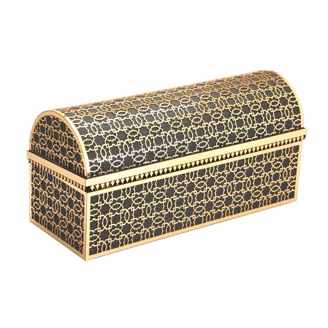 38x15x18 Cm Hediyelik Seccade Kuran-ı Kerim Tesbih Sandık Set