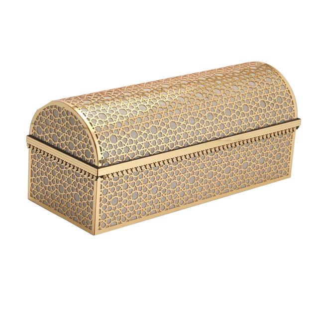 37x15x16 Cm Hediyelik Seccade Kuran-ı Kerim Tesbih Sandık Set