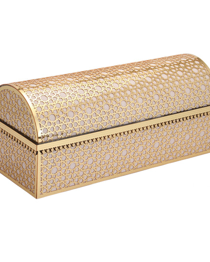 37x15x16 Cm Hediyelik Seccade Kuran-ı Kerim Tesbih Sandık Set