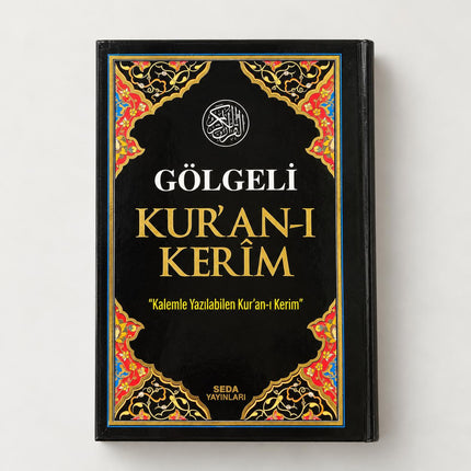 17x25 cm Orta Boy Gölgeli Kur'an-ı Kerim ("Kalemle Yazılabilen Kur'an-ı Kerim")