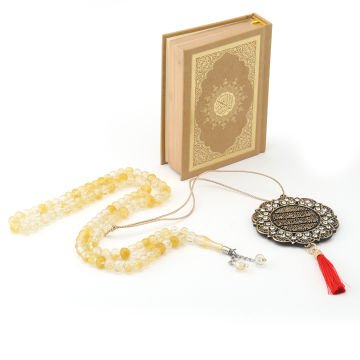 Hediyelik Kuran-ı Kerim Otosüs Tesbih Seti