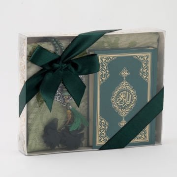 Hediyelik Kuran-ı Kerim Seccade Otosüs Tesbih Seti