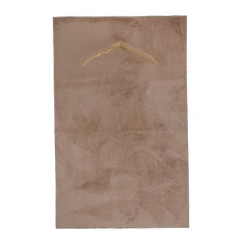 Suni Tavşan Tüyü Peluş Seccade Gold