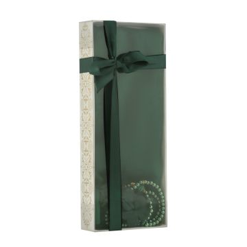 Hediyelik Şal Tesbih Seti Yeşil