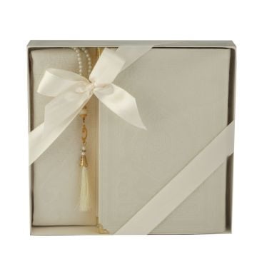 Özel Desen Soğuk Baskı Kuran-ı Kerim Hediye Seti