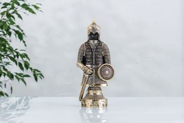 21 Cm Küçük Fetih Zırh Biblo