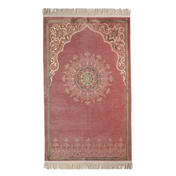 Göbekli Lüks Astarlı Şönil Seccade 25'Li