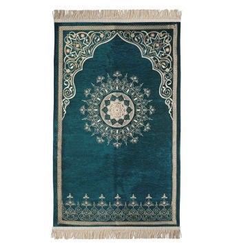 Göbekli Lüks Astarlı Şönil Seccade 25'Li