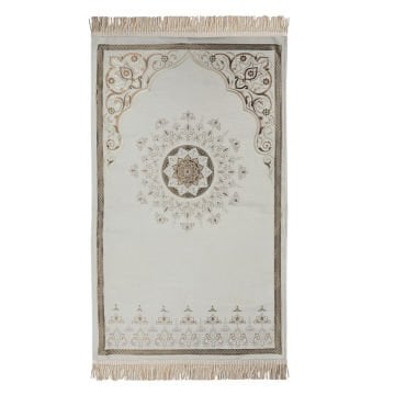 Göbekli Lüks Astarlı Şönil Seccade 25'Li