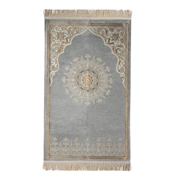 Göbekli Lüks Astarlı Şönil Seccade 25'Li