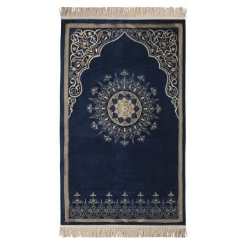 Göbekli Lüks Astarlı Şönil Seccade 25'Li