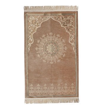 Göbekli Lüks Astarlı Şönil Seccade 25'Li