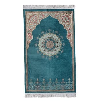 Renkli Göbekli Lüks Astarlı Şönil  25'Li