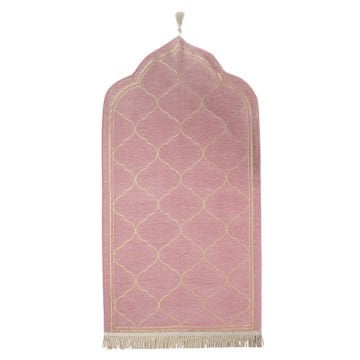 Biyeli/Düz Astarlı Lüks Şönil Seccade 25'Li