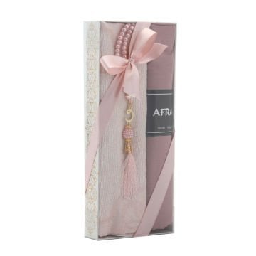 Hediyelik Seccade Şal Tesbih Seti 72'Li