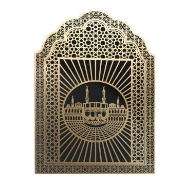 54x38 Cm Ahşap Kabe Pano