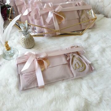 Nakkaş Serisi Yasin Ve Tesbih Seti Pudra