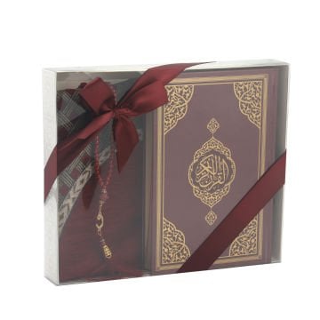 Hediyelik Kuran-ı Kerim Seccade Tesbih Seti 12'Li