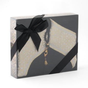 Açelya Serisi Hediyelik Seccade Tesbih Seti 24'Lü