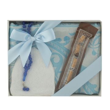 Erkeklere Özel Seccade Tesbih Hac Ve Umre Seti (32'li)