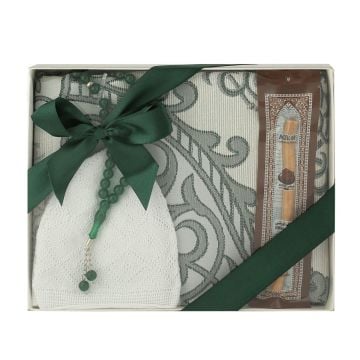 Erkeklere Özel Seccade Tesbih Hac Ve Umre Seti (32'li)