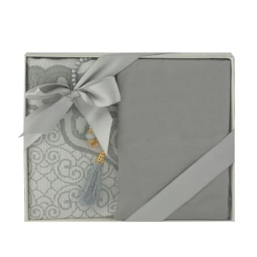 Kadınlara Özel Seccade Eşarp Tesbih Hac Ve Umre Seti (32'li)