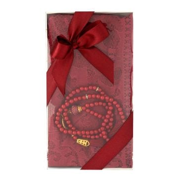 Hediyelik Şal Tesbih Seti (30'lu)