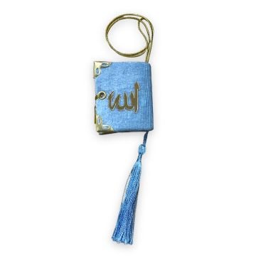 Kadife Kaplı Çift Sayfalı Tam Mini Kuran-ı Kerim Otosüs 10'lu