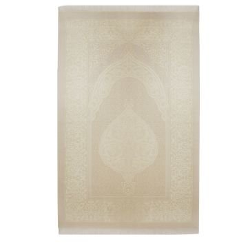 17x17x8 Cm Camlı Seccade Kuran-ı Kerim Tesbih Kutusu Gold