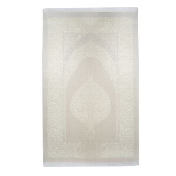 Azra Serisi Eid Mubarak Aksesuarlı Kuran-ı Kerim Seti Krem - Bilgisayar Hatlı